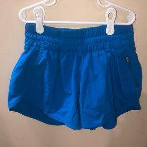 Royal blue lululemon shorts